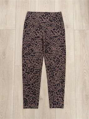 Abercrombie & Fitch Girls' Brown and Black Leopard Print Leggings